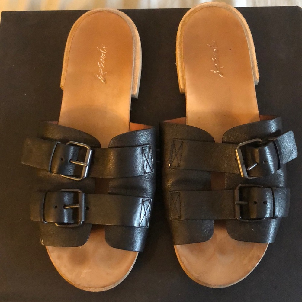 Marsell Leather Slide Sandals